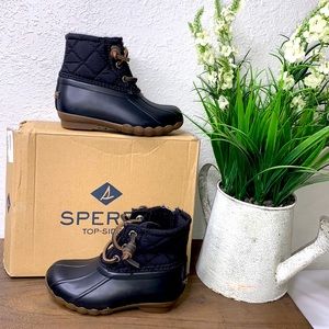 Sperry Saltwater Rain Boot (Little Kid )